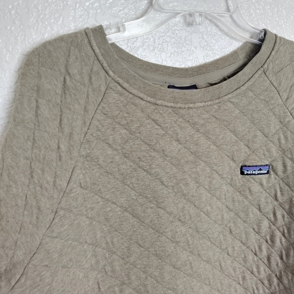 Patagonia Women's Organic Cotton Quilt Crew sweater sz Xl - Picture 2 of 6